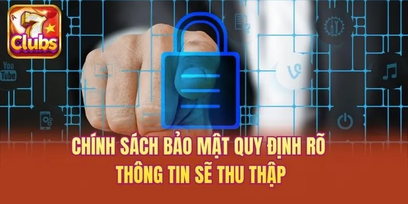 Chính sách bảo mật quy định rõ thông tin sẽ thu thập